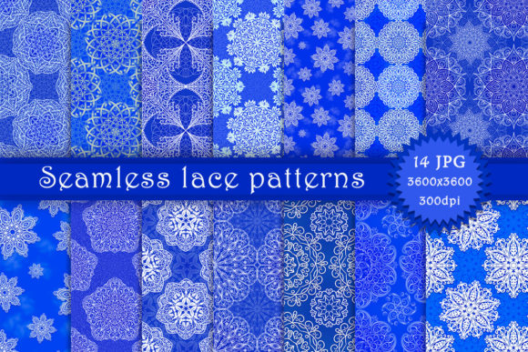Download Seamless Lace Patterns - Premium Bundle